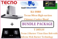 TECNO HOOD AND HOB BUNDLE PACKAGE FOR ( KA 9980 &amp; T 28TGSV ) / FREE EXPRESS DELIVERY