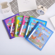 Magic Water Book Water Pen Drawing Book Drawing Painting Magic Water Coloring Book Children's Toy Dr