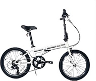 ZiZZO Campo 20 inch Folding Bike with 7-Speed, Adjustable Stem, Light Weight Frame