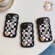 GC34 GC42 SOFTCASE SILICON FOR SAMSUNG A03S A03 CORE A04 A04E A04S A13 WAVE CHARACTER CHAIN DIAMOND 