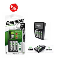 Energizer Recharge Maxi Charger CHVCM4 with 4x AA 2000 mAh Rechargeable Battery