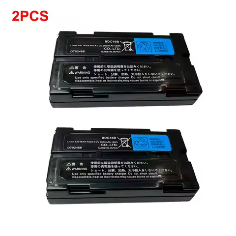 2PCS BDC46 BDC46B BDC-46B Battery For Sok Total Station SET230R SET300 SET330 SET530 SET63 SET/ NET 