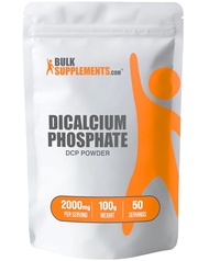 BulkSupplements.com Dicalcium Phosphate Powder, 3.5 Ounce, Pure Calcium and Phosphorus Supplement, B