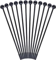 10 Pcs 11" Plastic Bell Mallets Drum Sticks Solid Percussion Sticks Hammer for Kids Drum Chime Xylophone