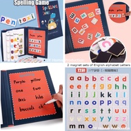ABC Puzzle ABC Spelling Game Sticker ABC Letter Kid Puzzle Mainan ABC Mainan Ejaan ABC Mainan Kanak