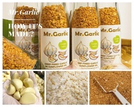 Mr.Garlic (Deep Fried Garlic in Sunflower Oil) กระเทียมเจียวไร้เปลือก รับประกันความกร๊อบกรอบ ขนาด 70 กรัม