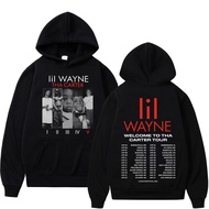 Rapper Lil Wayne Double Sided Print Hoodie Men Women Trend Hip Hop Rap Sweatshirts Fashion Vintage O