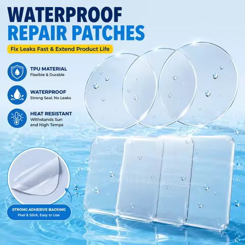 TPU Pool Liner Repair Kit Underwater Repair Kit Sturdy Waterproof Air Mattress Patch Self Adhesive I