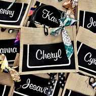 Amicis Souvenir: Personalized Burlap Bag