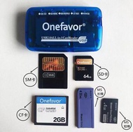 全新 包運 只限自取點取貨 CCD相機  SM卡讀卡器 adaptor SD CF MS XD SM卡smartmedia大卡 讀卡器