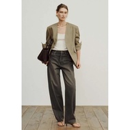 DPS Genuine Korean Dongdaemun Korea Daigou elborn Cotton Curved Washed Jeans coco m.moi Pre-Order Co