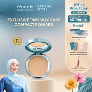 Wardah Exclusive Two Way Cake Powder SPF15|Raya Glow,Ramadhan Beauty Prep, Suci Lebaran, Free Sampul