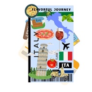 Vinyl Sticker Country Italy Sticker Suitcase Outdoor Travel Sticker