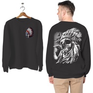 DAYAK BLACK MEN'S HOODIE SWEATER DTF / MEN'S SWEATER JACKET MEN'S SWEATER MEN'S DISTRO SWEATER KOREA