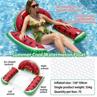 Fruits Shape Floating Water Hammock Float Lounger Water Inflatable Floating Bed Pool Party Toy