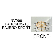 1 SET NISSAN NV200 1.6 FRONT BRAKE PAD