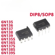 5pcs 6N135 6N136 6N137 6N138 6N139 DIP 6N135S 6N136S 6N137S 6N138S 6N139S SOP Optocoupler chip ic