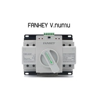 GCDQCN FAHEY 2P 63A ATS Switch สวิตซ์สลับไฟ โซล่าเซลล์ แหล่งจ่าย อัตโนมัติ 230V MCB Dual Power