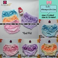 AM AM AM AM | Polka Dot Ruffled Children's Underwear for ages 1-4 years