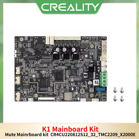 Creality Original K1/K1 MAX Silent Motherboard Upgraded CR4CU220812S12 32Bit TMC2209 X2000E Mainboar