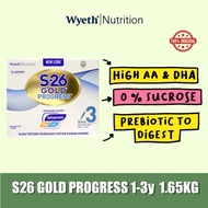 Wyeth Nutrition S26 Gold Progress Growing Up Milk Powder Formula 550g & 1.65kg