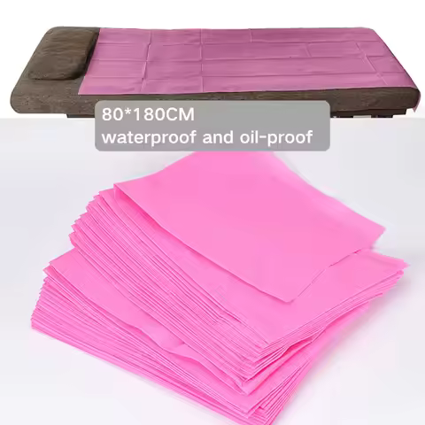 Disposable SPA Bed Sheets Massage Table Sheets Non Woven Fabric Waterproof and Oil-proof Disposable 
