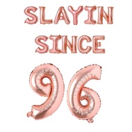 (SG Seller) 30th Birthday Decoration, 30th Birthday Balloon thirtieth Decoration Set Decor Kit Slayi