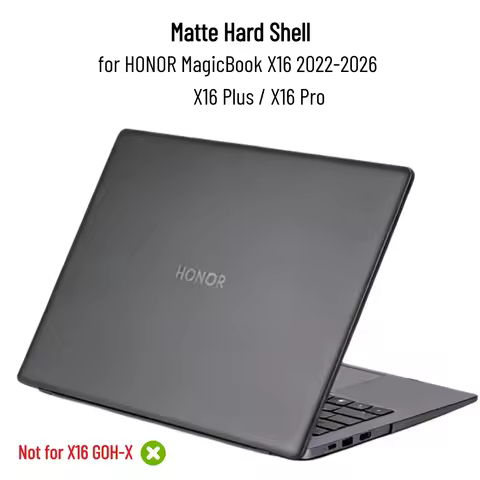 Matte Case for 2026-2023 Honor MagicBook X16 X16Pro X16Plus Anti-Scratch Hard ABS Shell for MagicBoo