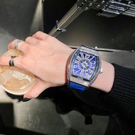 [Ready Stock] 2021 New Gypsophila Richard Frank Watch Men's Mechanical Watch Trendy Full Diamond Miller Muller Watch