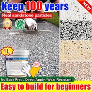 【24 hours delivery】 washed stone paint epoxy flake coating flakes epoxy floor coating epoxy floor pa