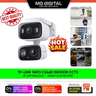 [READY STOCK] TP-Link Tapo C246D 2K Dual-Lens Wi-Fi Security Camera Smart Tracking Pan/Tilt CCTV
