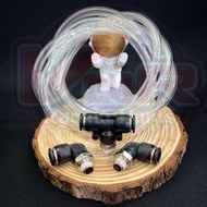 E85 Oil Resistant Line Pressure Clear Line​High (E85 Alcohol Nitromethane​)​With Three-Way Connector