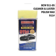BOSSMAN Cleaner & Luster CLEANER POLISH WAX 911# 530ml BCW-911-05 GOSOK KERETA SOFT 99 BRAND BOSSMAN
