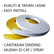 WAINSCOTING PVC TYPE - TAHAN LASAK, EASY TO INSTALL & CANTIKKAN RUMAH ANDA