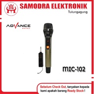 Advance MIC-102 Wireless Microphone | Wireless Mic with Clear & Stable Sound | Karaoke Mic | Mic Mee