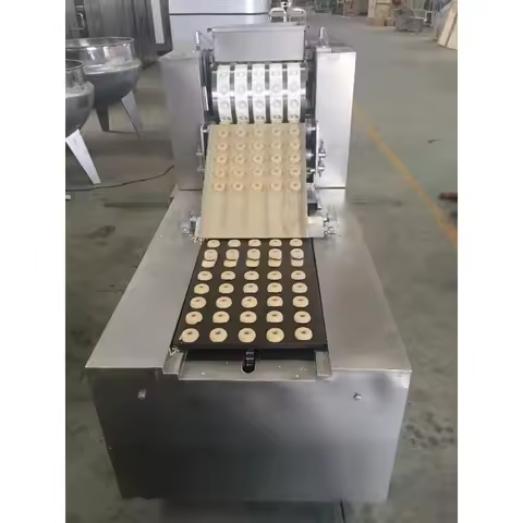 Hot Selling Small Scale Automatic Cookie Roller Maker Machine Used Biscuit Form Machine Home Use Foo