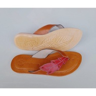 cuero sandal wanita slip on kulit sapi kasumi magetan vegtan leather