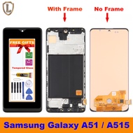 100% tested OLED LCD for Samsung Galaxy A51 LCD Screen Digitizer Assembly for Samsung A51 SM-A515 LCD Digitizer Assembly