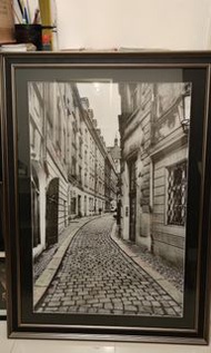黑白攝影畫 Tom Babich | Cobblestone Street