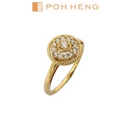 Poh Heng Jewellery 18K Yellow Gold Diamond Ring