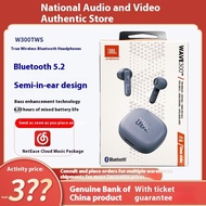 SG Ready Stock JBL WAVE300TWSWireless Bluetooth Headset Semi-in-Ear Binaural Stereo Subwoofer Sports Waterproof Applicab