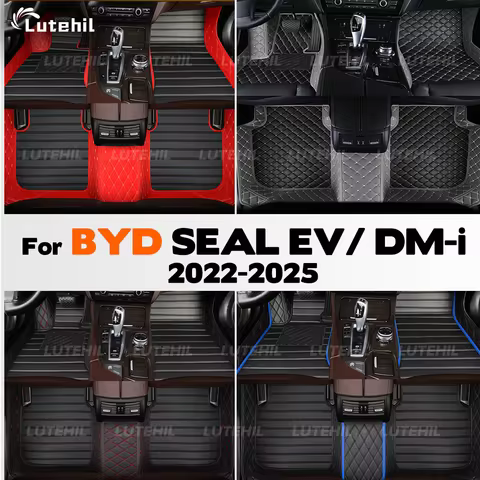 For BYD SEAL EV/ DM-i 2022-2025 24 23 Custom Car Floor Mat Automobile Carpet Interior Details Access