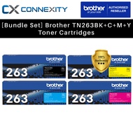 [Bundle Set] Brother Toner Cartridges TN263 Black TN263 Cyan TN263 Magenta TN263 Yellow TN263 Brothe