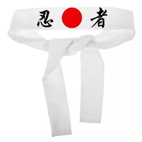 1pc Japanese Ninja Headband Japanese Sushi Chef Head Band Karate Headband Breathable Chef Headband P