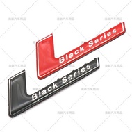 Black Series Car Logo Mercedes-Benz C-Class E Series SL65 Logo SLS Tail Logo C63 Car Sticker