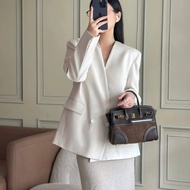 2026 New Style Light Luxury Style togo Leather Stitching Canvas Platinum Kelly Bag Fashion One-Shoul