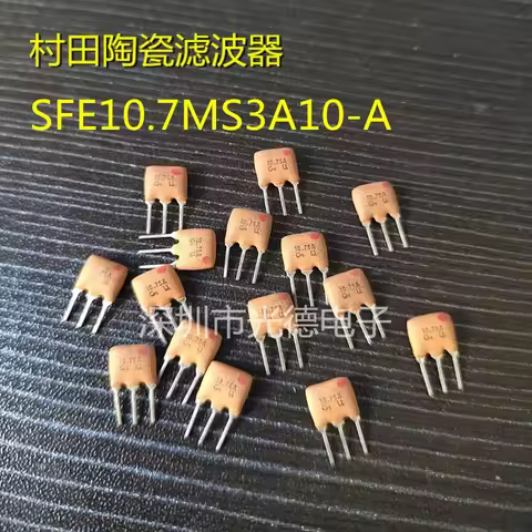 50pcs/ Ceramic filter SFELF10M7HAA001-B0 10.7MHZ 180K low loss type 10.7M 3 feet