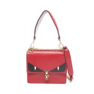 [มือสอง] กระเป๋าสะพายไหล่ Fendi FENDI รุ่น Kanai Monster 2WAY สีแดง/ดำ หนังแท้ ลาย Monster Kanai พร้