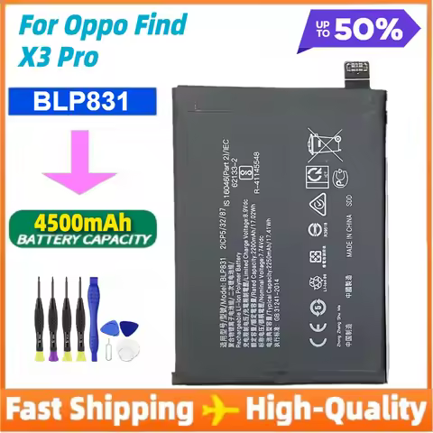 BLP831 Battery for Oppo Find X3 Pro X3pro CPH2173 Fast Shipping