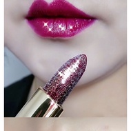 Y76 【Ready Stock】New pink small thin tube lipstick matte moisturizing waterproof lipstick long lasti